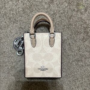Coach Beige Mini Bag
